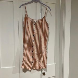 H&M striped mini dress